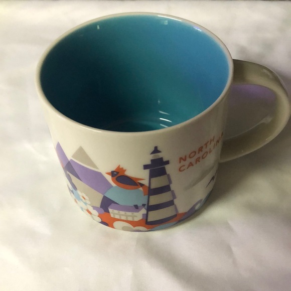 Starbucks North Carolina you are here coffee mug like new condition - Picture 1 of 3
